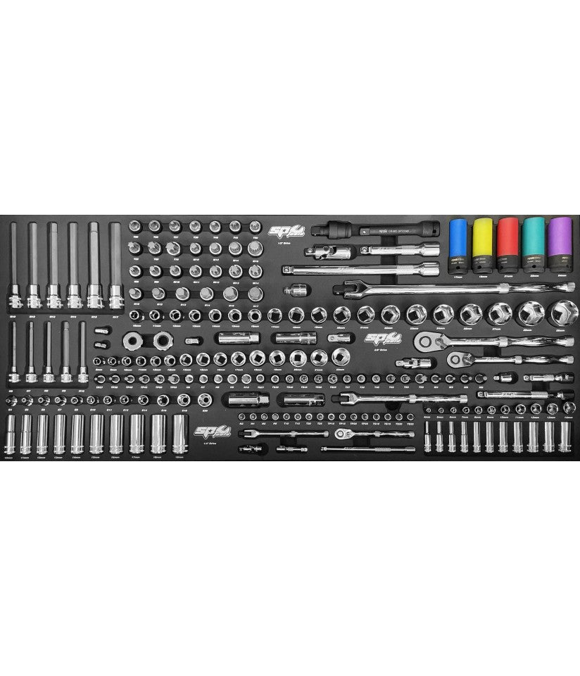 SPtools CUSTOM SERIES VERKTØYVOGN 409 DELER