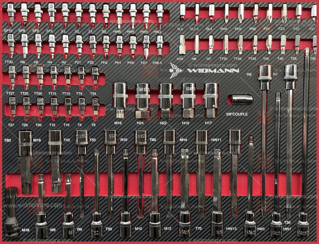 WIDMANN ULTRA TOOLS VERKTØYVOGN 246 DELER VERKTØY