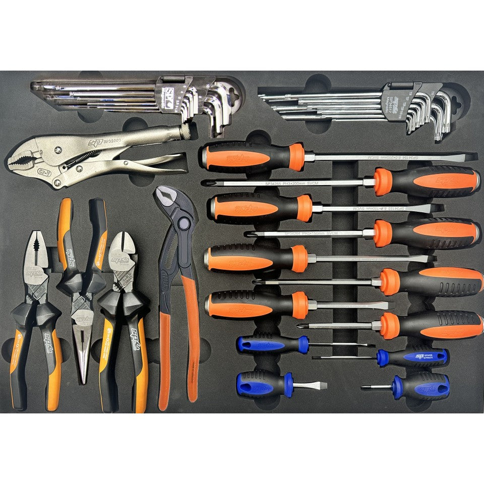 (M) - SCREWDRIVERS & PLIERS COMBINED PERFOMANCE - 35PC
