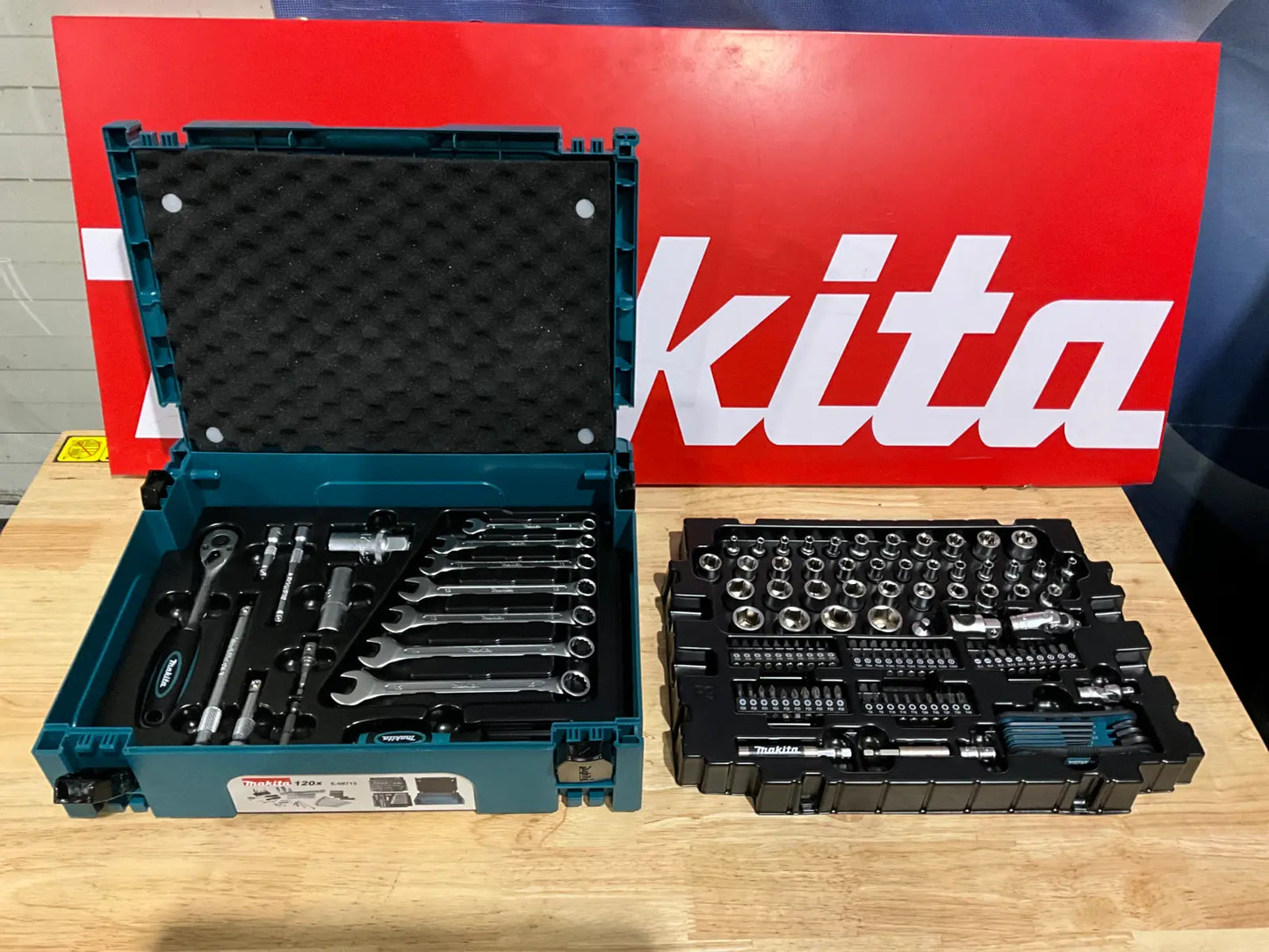 Makita 120 delers verktøysett. E-08713