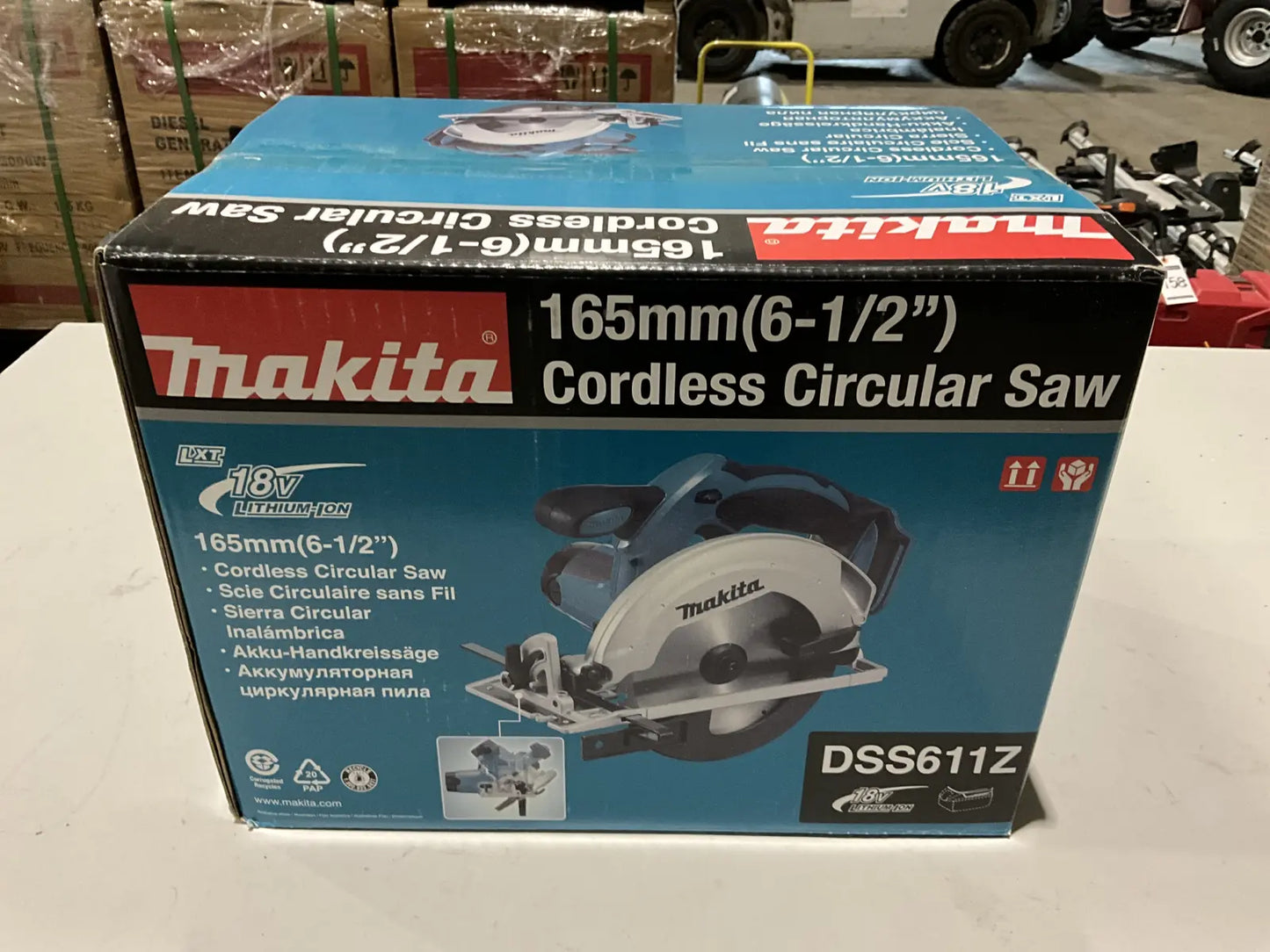Makita DSS611Z - sirkelsag