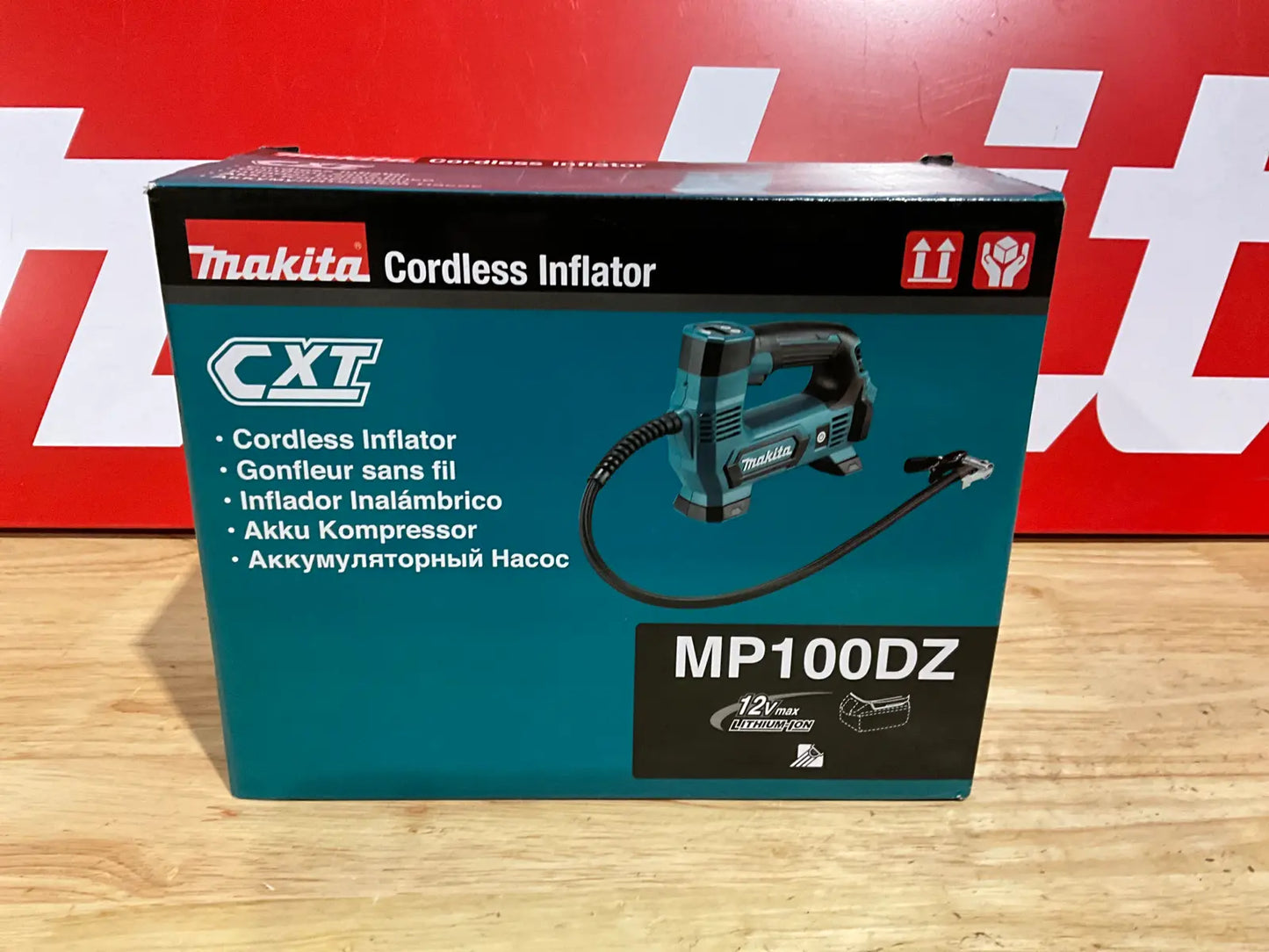 Makita MP100DZ Batteri drevet luftpumpe