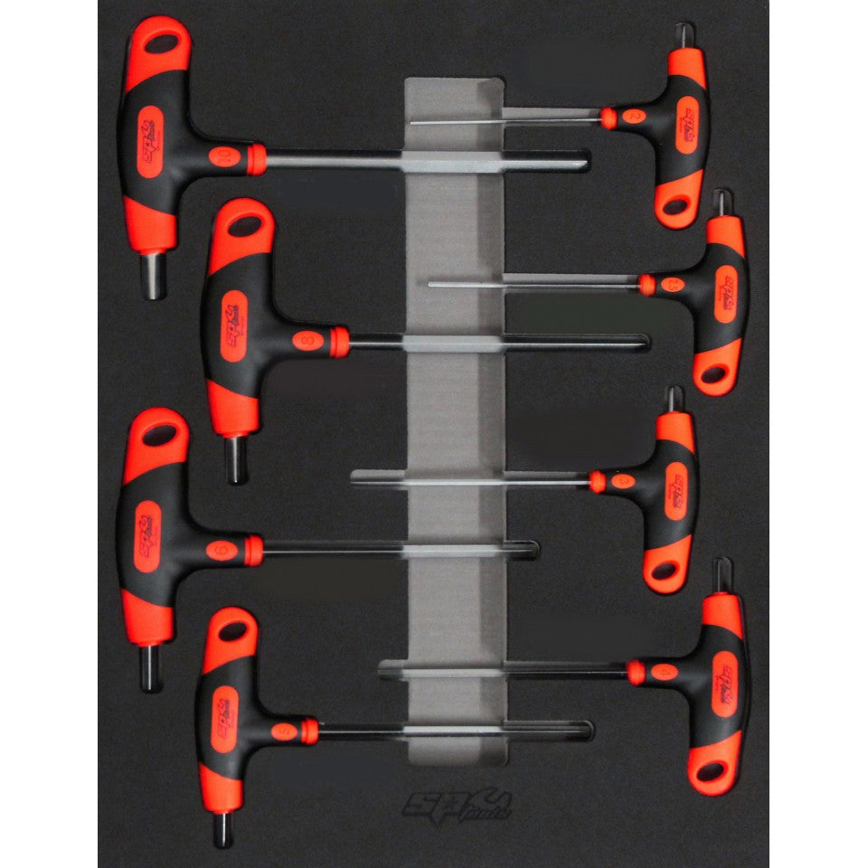 SPtools CUSTOM SERIES VERKTØYVOGN 363 DELER MM og Tommer