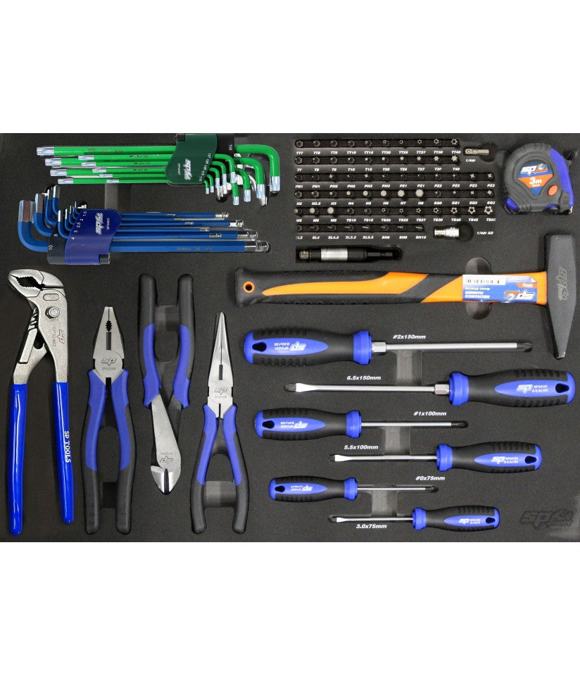 SPtools TECH SERIES DIAMOND BLACK \ BLUE \ RED 230 DELER