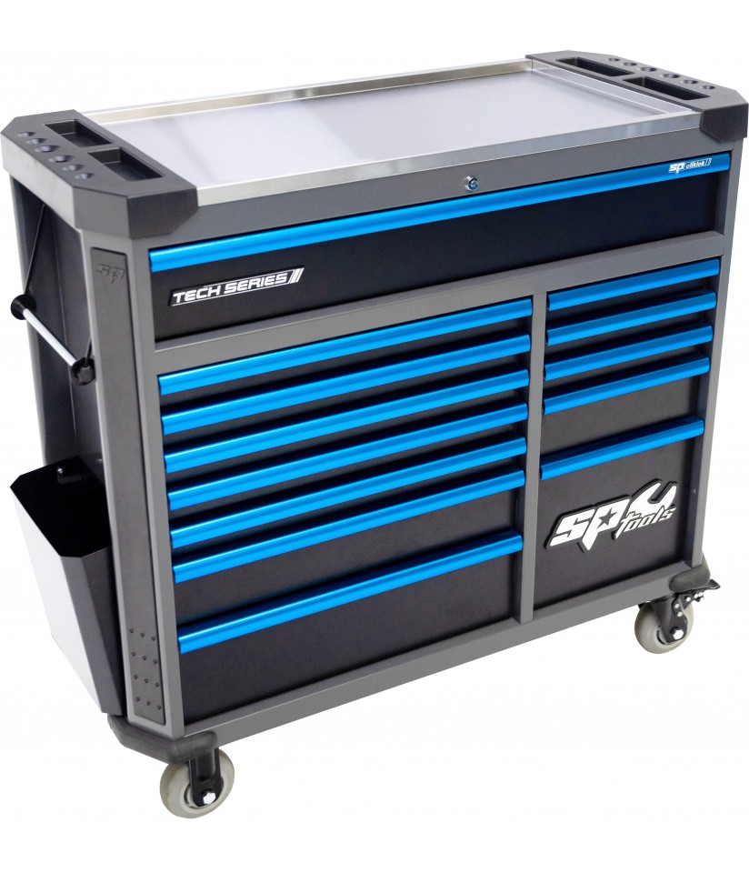 SPtools VERKTØYVOGN TECH SERIES 13 DRAWERS BLUE