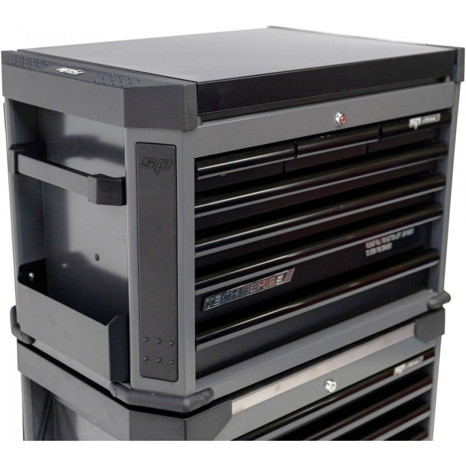 SPtools VERKTØYVOGN TECH SERIES 16 DRAWERS BLACK