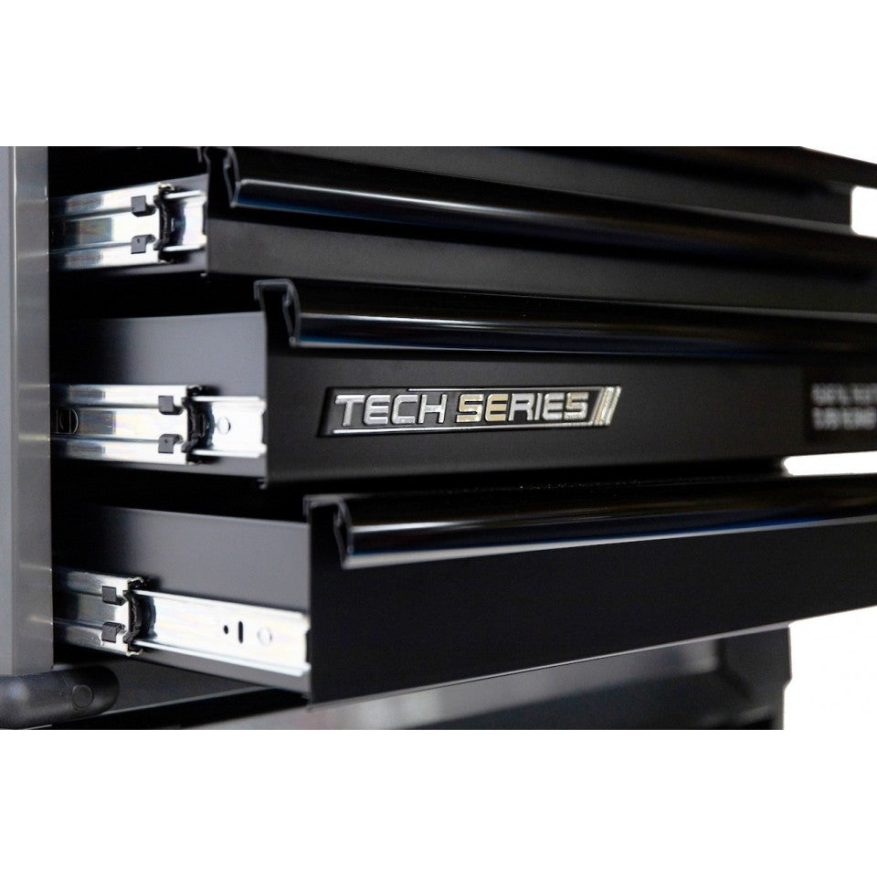 SPtools VERKTØYVOGN TECH SERIES 16 DRAWERS BLACK