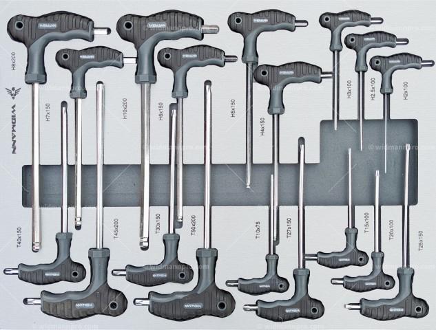 WIDMANN JUMBO PRO 13 SKUFFER OG 335 DELER VERKTØY !