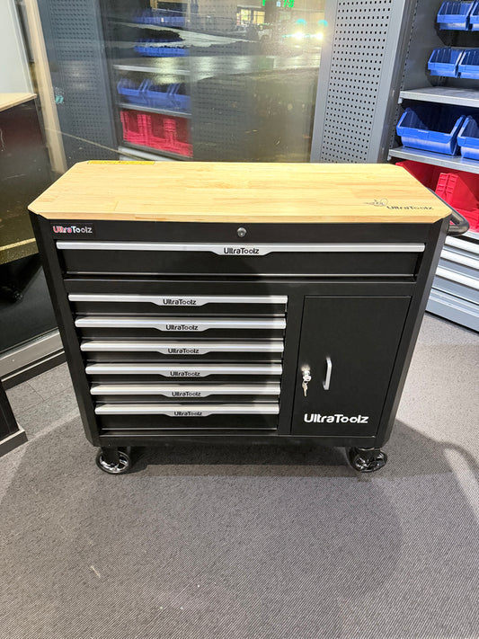 ULTRATOOLZ  7 XXXL VERKTØYVOGN INKLUDERT BATTERI VERKTØY