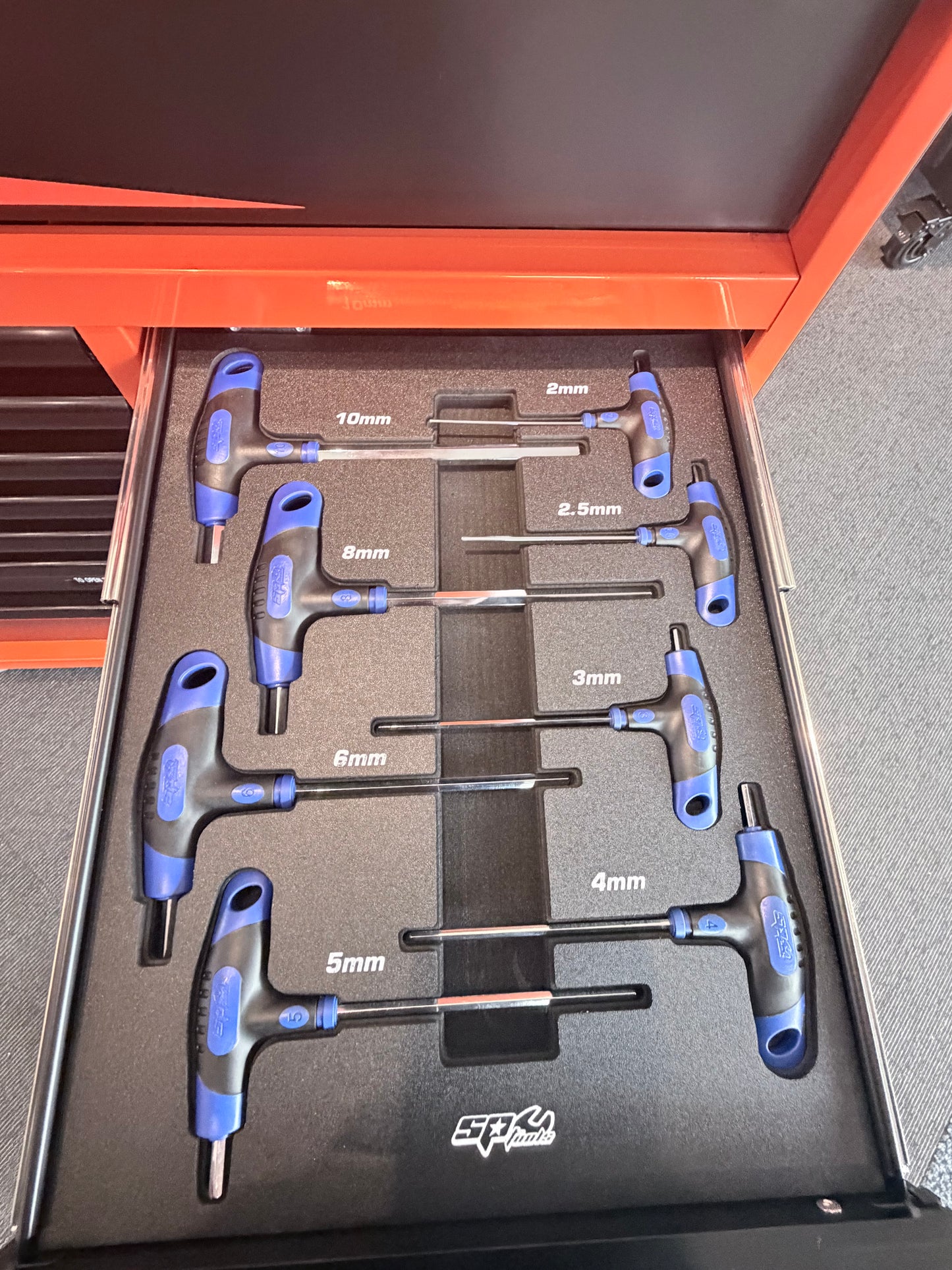 sptools verkyøyvogn med 374deler verktøy